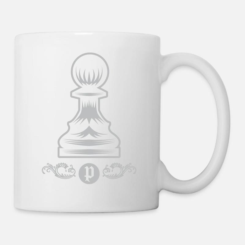 Schach - Der Bauer - Tasse - Weiß
