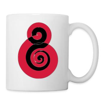 Spirale Noir Soulfly - Mug blanc - blanc - Droite