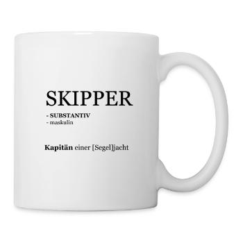 Skipper, Kapitäin - Tasse - Weiß - Rechts