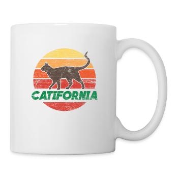 Cadeau de chat Catifornia - Mug blanc - blanc - Droite