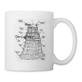 Exterminate project - Mug blanc - blanc - Droite