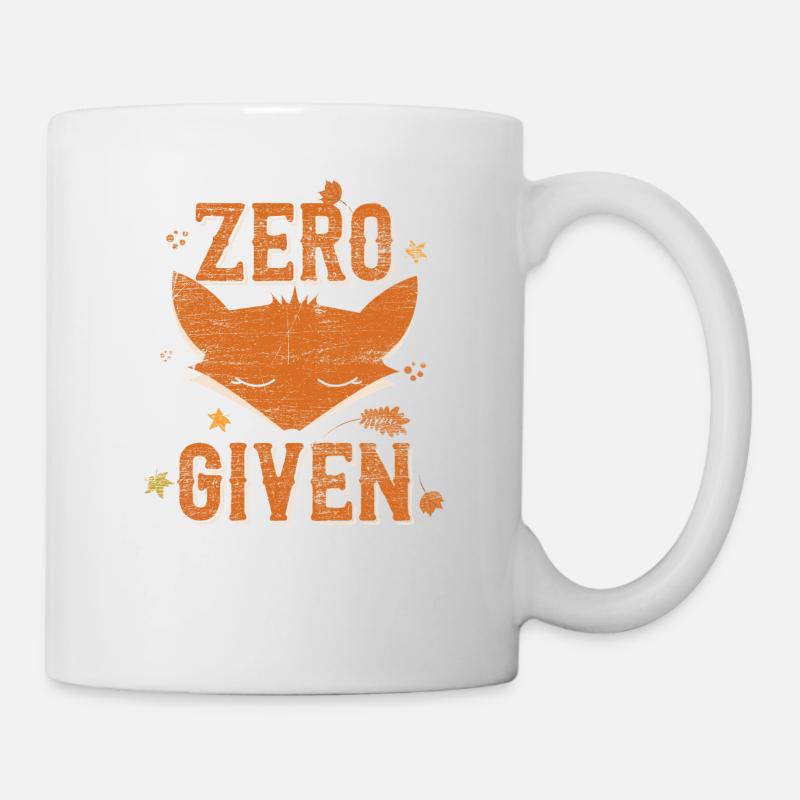 Fox animaux cadeaux orange smart vintage forest - Mug blanc - blanc
