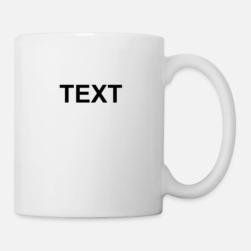 TEXT - Tasse - Weiß