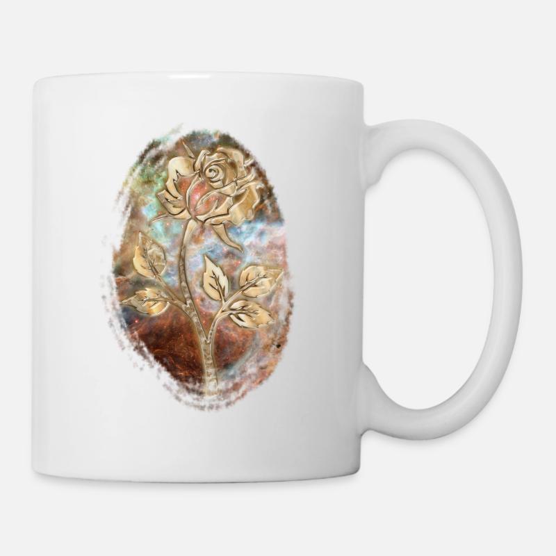 Rose de l'univers - Mug blanc - blanc