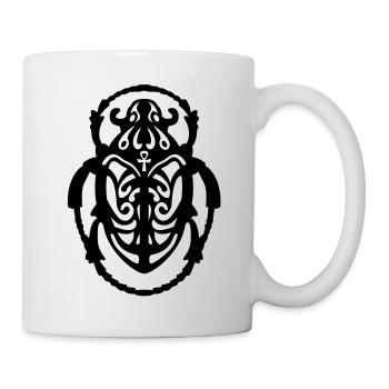 Mistkäfer - Tasse - Weiß - Rechts