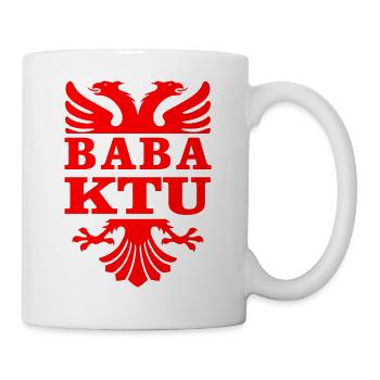 Papa ist da - Albanischer Adler - Tasse - Weiß - Rechts