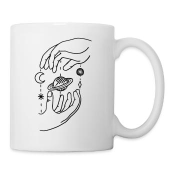 Planet Hands - Tasse - Weiß - Rechts