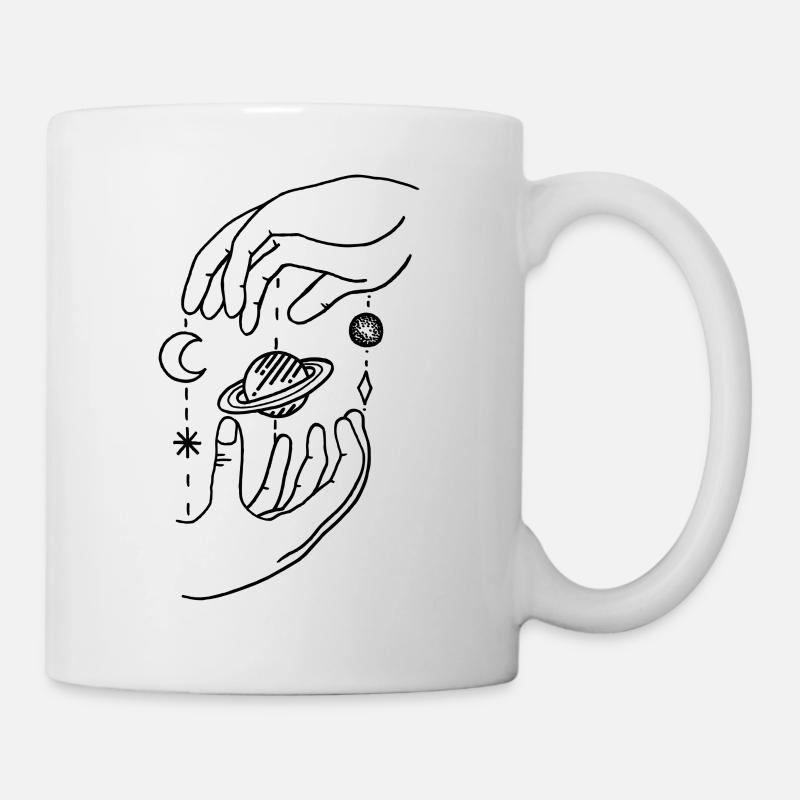 Planet Hands - Tasse - Weiß
