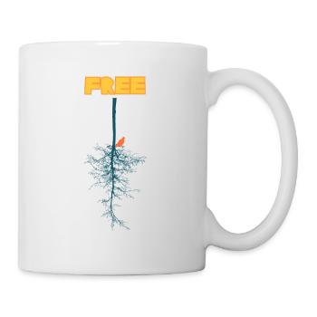 Kostenlos - Tasse - Weiß - Rechts
