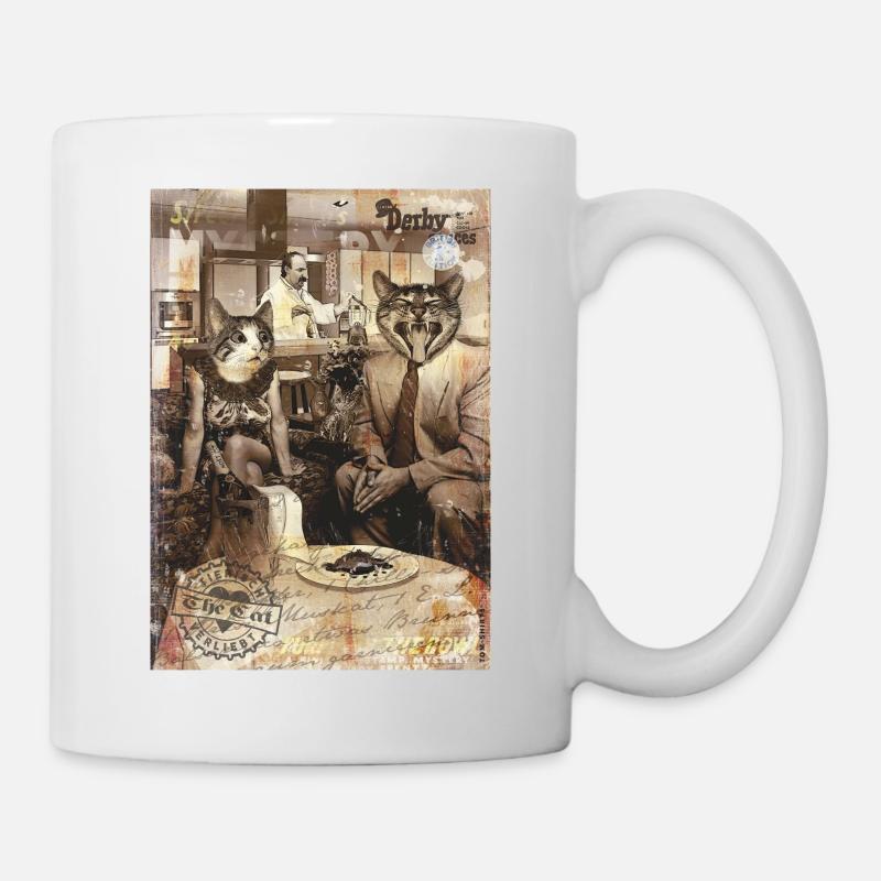 chats/chats - Mug blanc - blanc