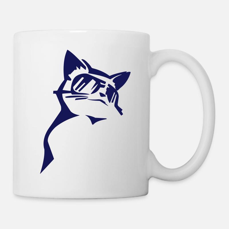 Mode-Katze von Custom - Tasse - Weiß