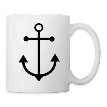 Anker - Tasse - Weiß - Rechts