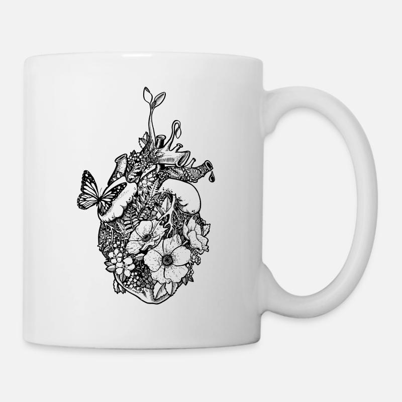 Heart grown - Mug - white