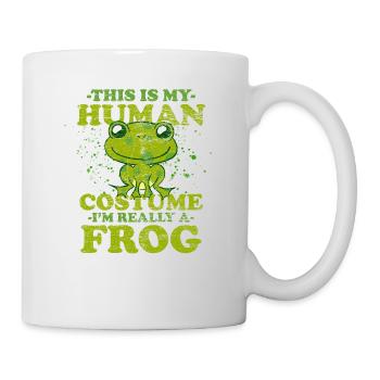 Frog carnival costume Halloween disguise - Mug - white - Right
