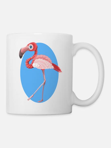 flamingo - Mug - white