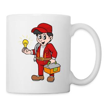 electrician - Mug - white - Right