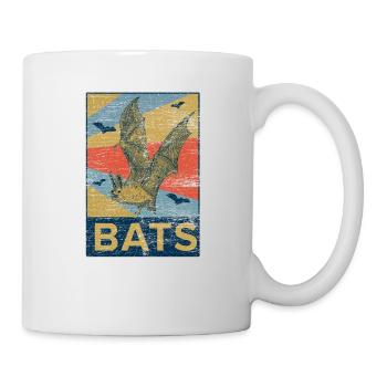 Bat Wings Vampire Halloween Gift Animal - Mug - white - Right