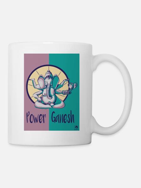 Power Ganesh - Mug blanc - blanc