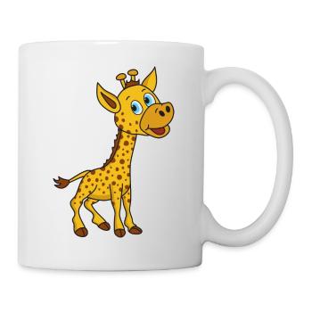 Giraffe - Tasse - Weiß - Rechts