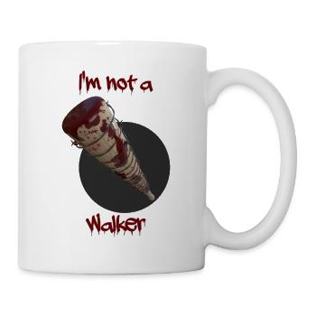 Baseball bat with barbed wire. - Mug - white - Right