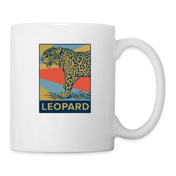 Les léopards me font plaisir idée cadeau animal - Mug blanc - blanc - Droite