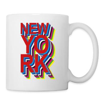 New York - Tasse - Weiß - Rechts