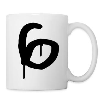 Graffiti : 6 - Mug blanc - blanc - Droite