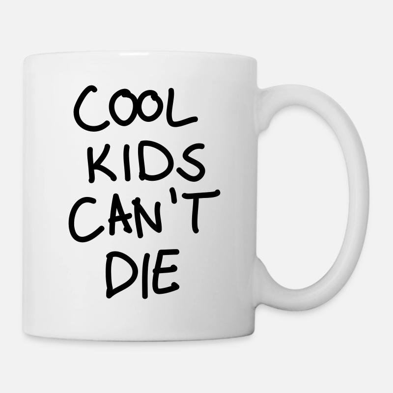 Cool kids ne peuvent pas mourir - Mug blanc - blanc