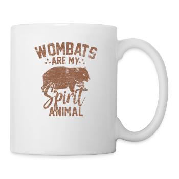 Wombat animal Australia lifestyle gift - Mug - white - Right