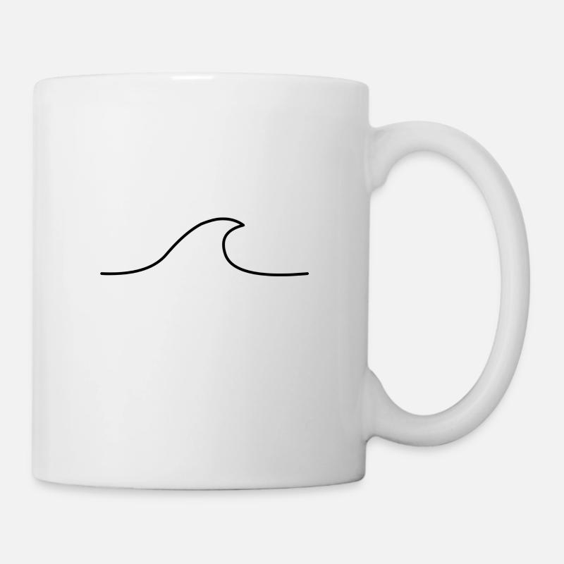 Welle - Tasse - Weiß