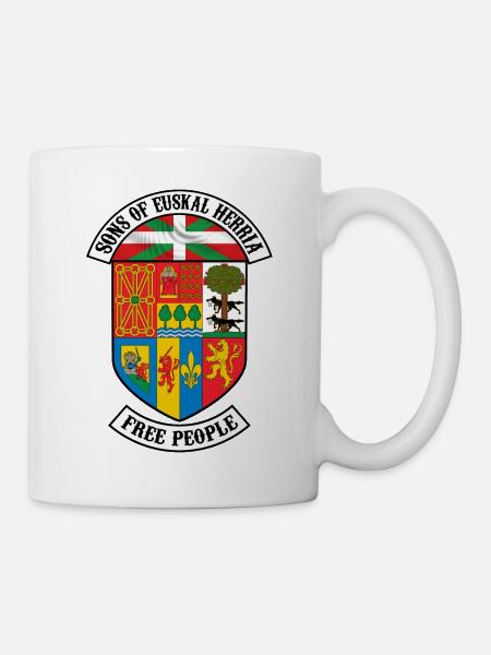 euskal herria design 11 - Mug blanc - blanc