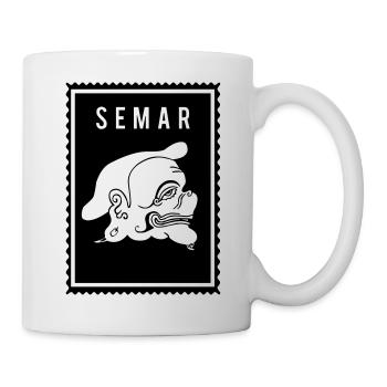 Semar - Wayang - Tasse - Weiß - Rechts