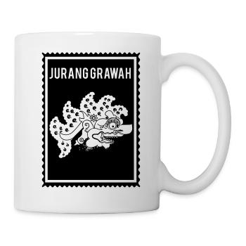 Jurang Grawah -Wayang - Tasse - Weiß - Rechts