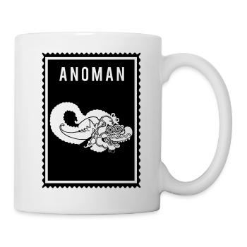 Anoman - Wayang - Tasse - Weiß - Rechts