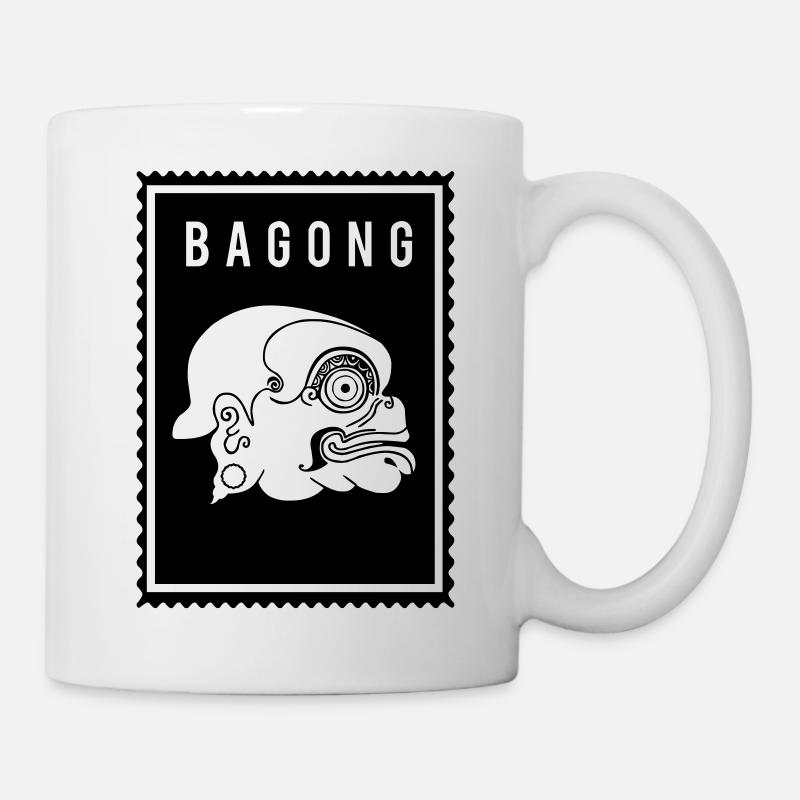 Bagong - Wayang - Tasse - Weiß