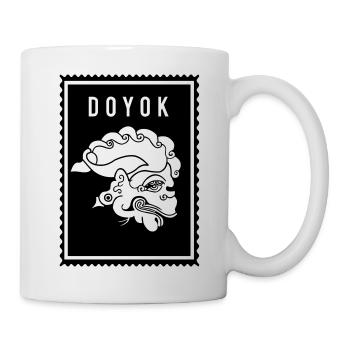 Doyok - Wayang - Tasse - Weiß - Rechts