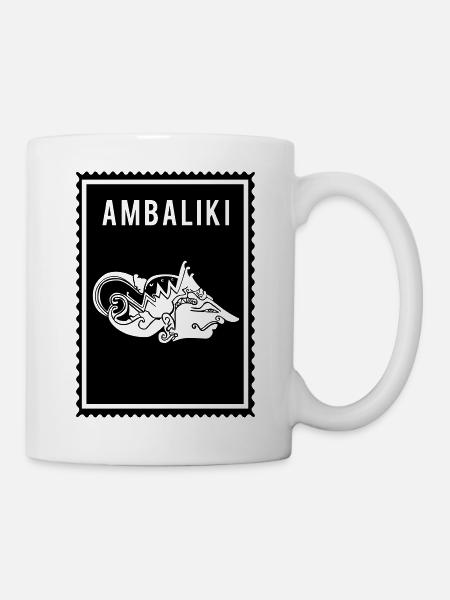 Ambaliki - Wayang - Tasse - Weiß