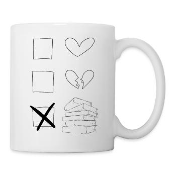 Taken Single Books - book lovers - Mug - white - Right