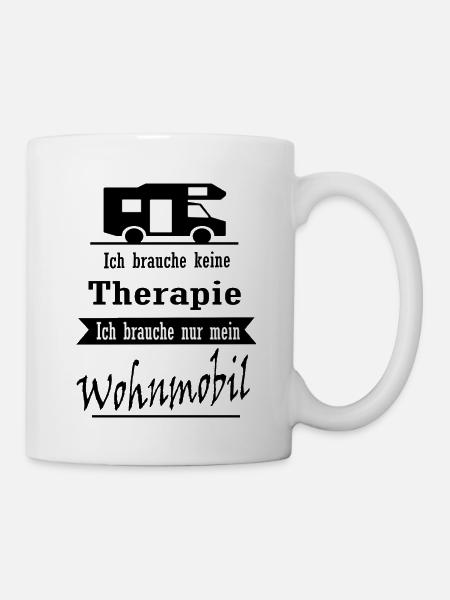 Wohnmobil - Tasse - Weiß