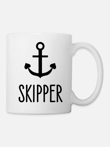 équipage - Skipper Voile équipage Charter - Mug blanc - blanc