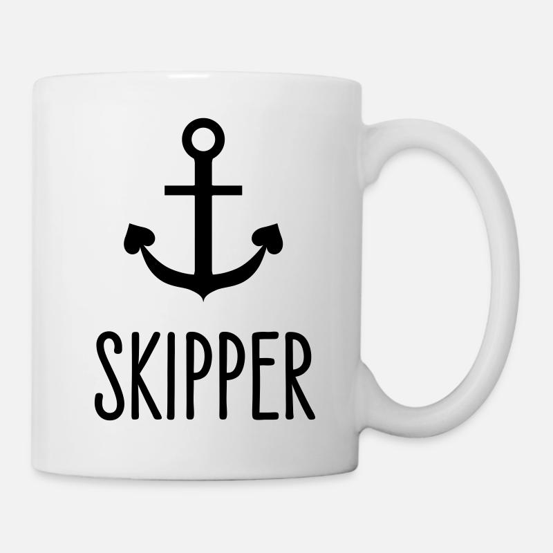 Crew - Skipper Segeln Charter Mannschaft - Tasse - Weiß
