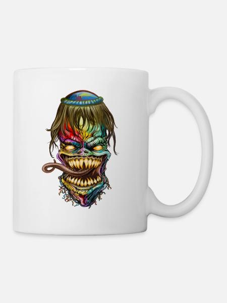 Drachenkopf - Tasse - Weiß