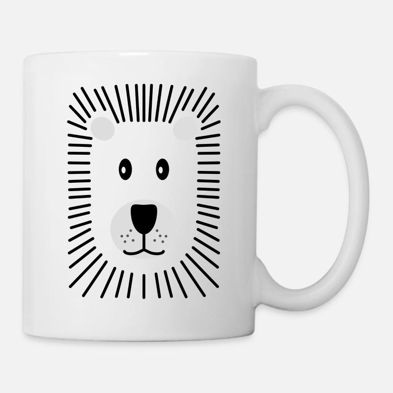 Lion - Mug blanc - blanc
