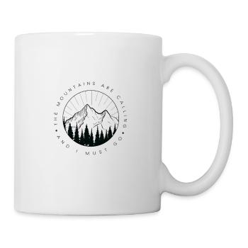 Berge - Tasse - Weiß - Rechts