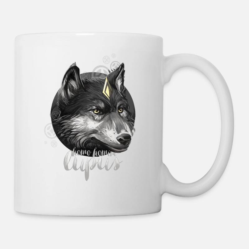 wolf1 - Mug blanc - blanc