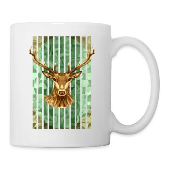 Deer king of the forest - Mug - white - Right