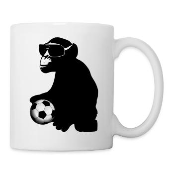 soccer monkey - Mug - white - Right