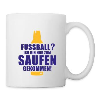 Deutschland Fussball Saufen Bier Mallorca - Tasse - Weiß - Rechts