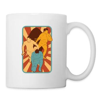 Rugby Player Vintage Rugby Game Gift Sport - Mug - white - Right
