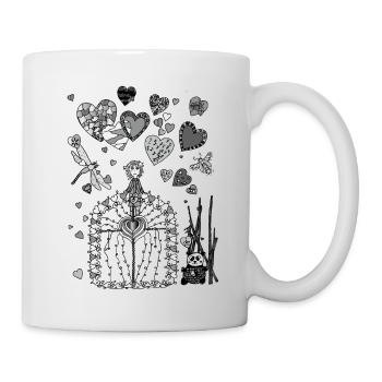 Magisches Tor Liebe- Die Hüter von Orbis - Tasse - Weiß - Rechts